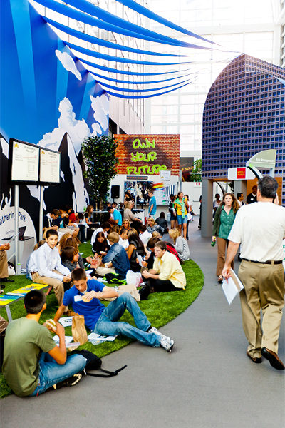 Experiential marketing trade show exhibit