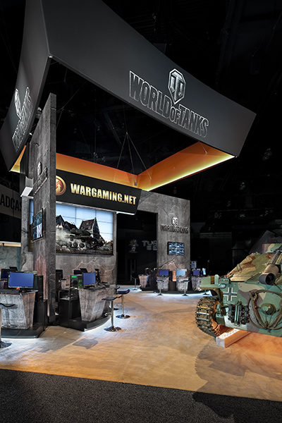 Wargaming Trade Show Exhibit Las Vegas