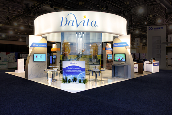 DaVita Custom Trade Show Display