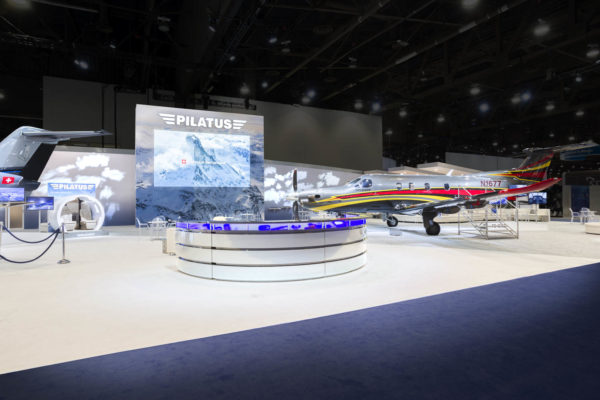 NBAA 2017 Pilatus Custom Trade Show Exhibit